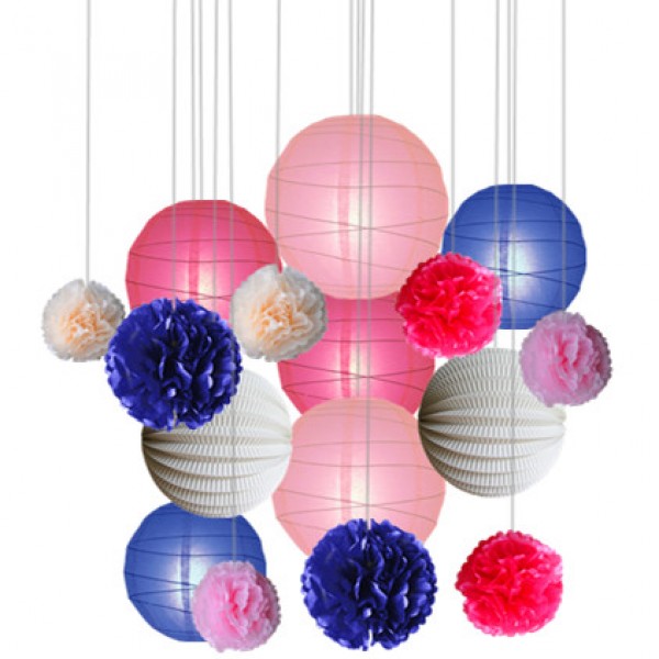 Paper Lantern Assorted Pack 3